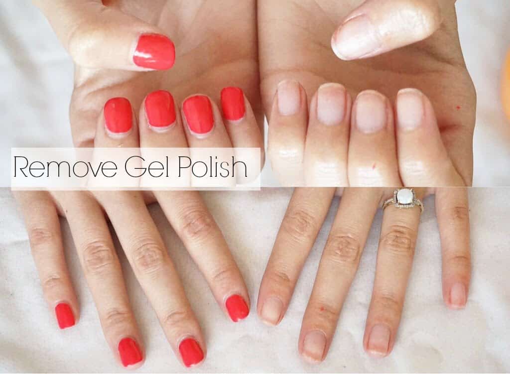 How do you take off gel nails with acetone?